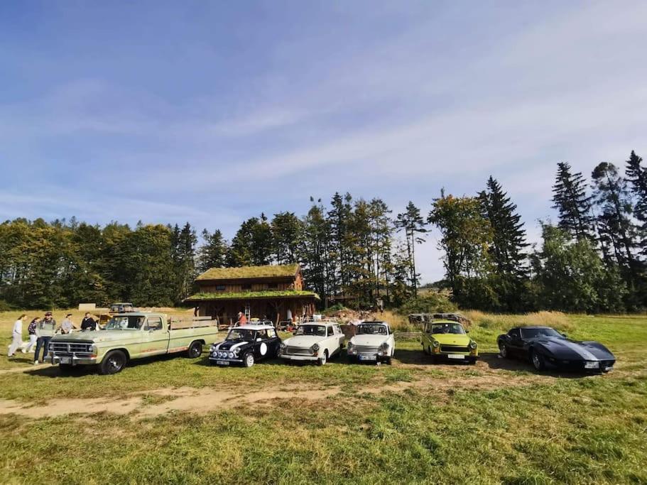 Chalet Boruvka - Biofarma Na Samote V Lesich Benesov  Luaran gambar