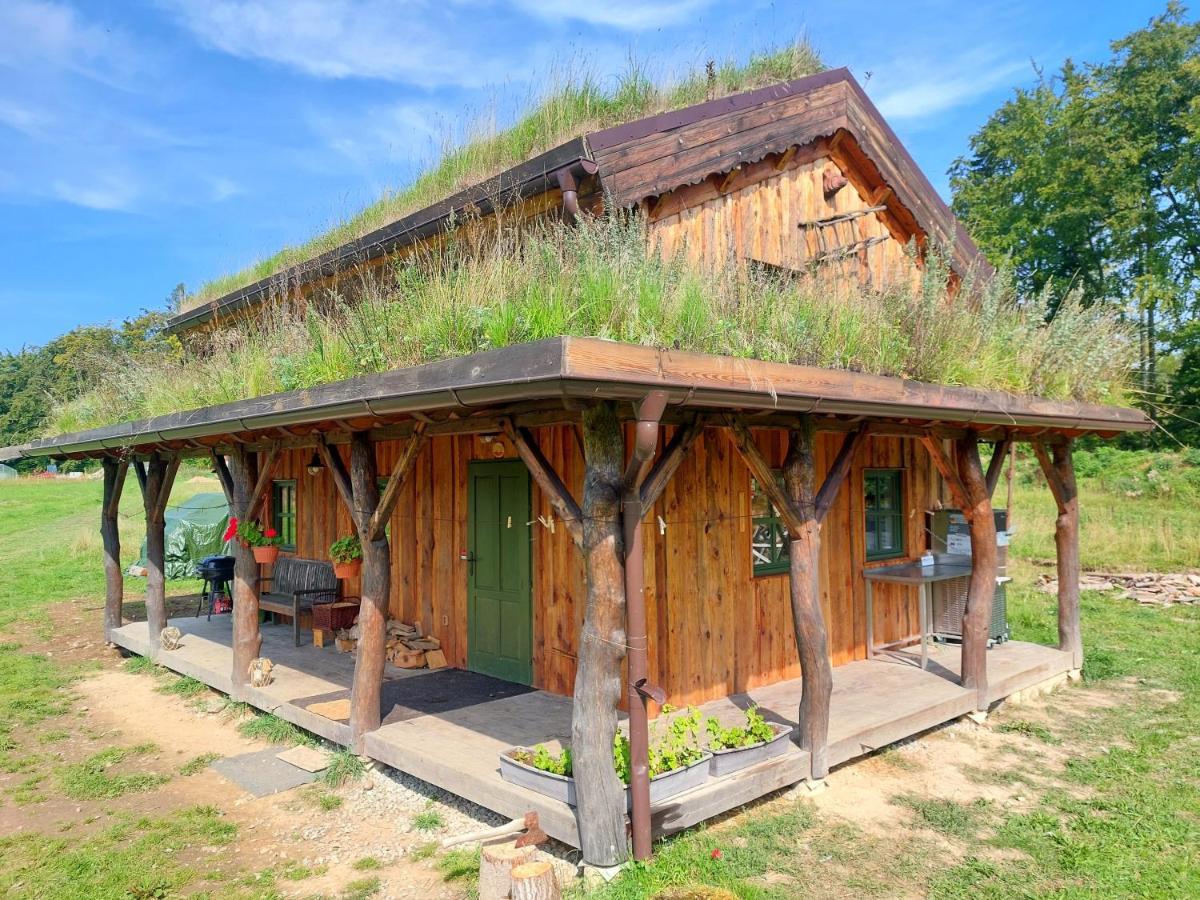 Chalet Boruvka - Biofarma Na Samote V Lesich Benesov  Luaran gambar